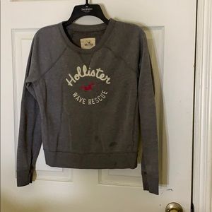 ❌SOLD❌Hollister pull over crew neck grey